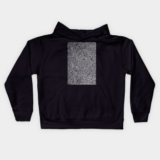 Abstract Ink Drawing #5 Black Kids Hoodie